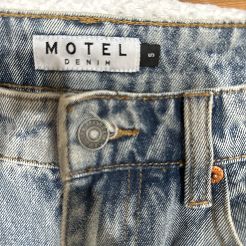 Motel Rocks Blue Boyfriend Jeans
